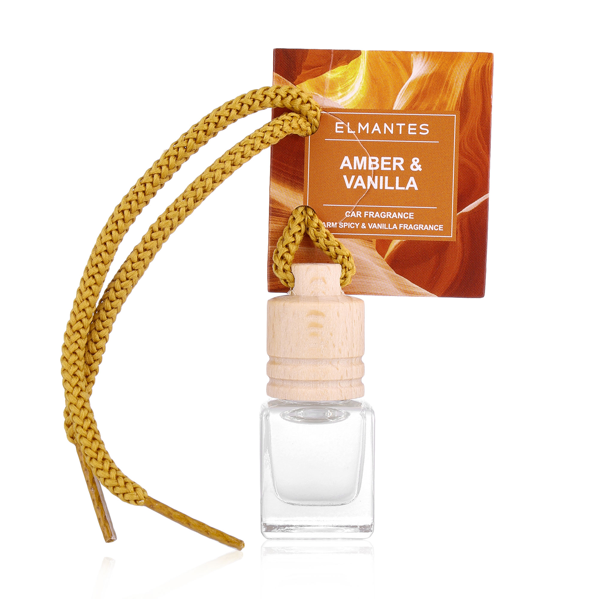 Ароматизатор повітря для авто Elmantes, Amber &amp; Vanilla, 5мл